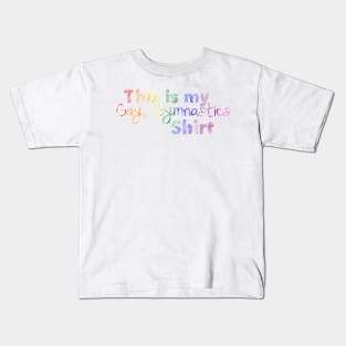 Gay Gymnastics Shirt Kids T-Shirt